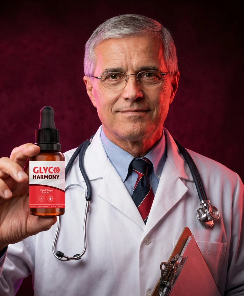 Health expert reviewing Glyco Harmony blood sugar support formula
