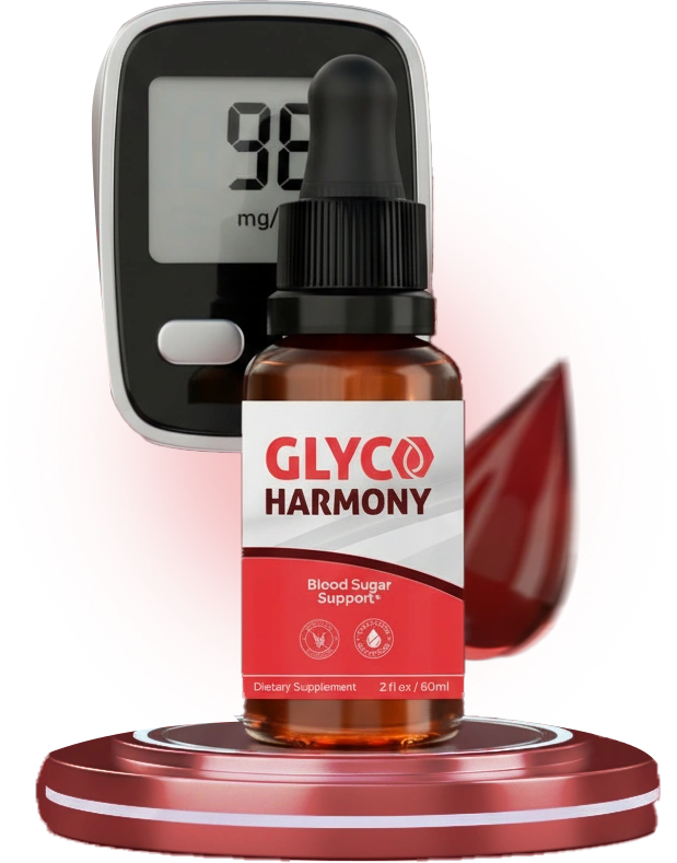 Glyco Harmony natural blood sugar support drops bottle
